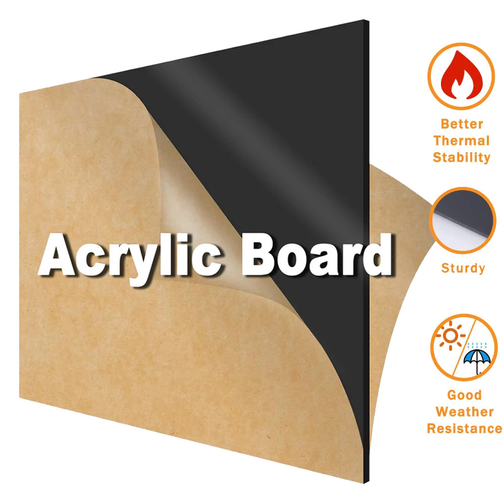 Acrylic Sheet Sheet Black Plex - Industrial Laser Engraver ulasan dan harga