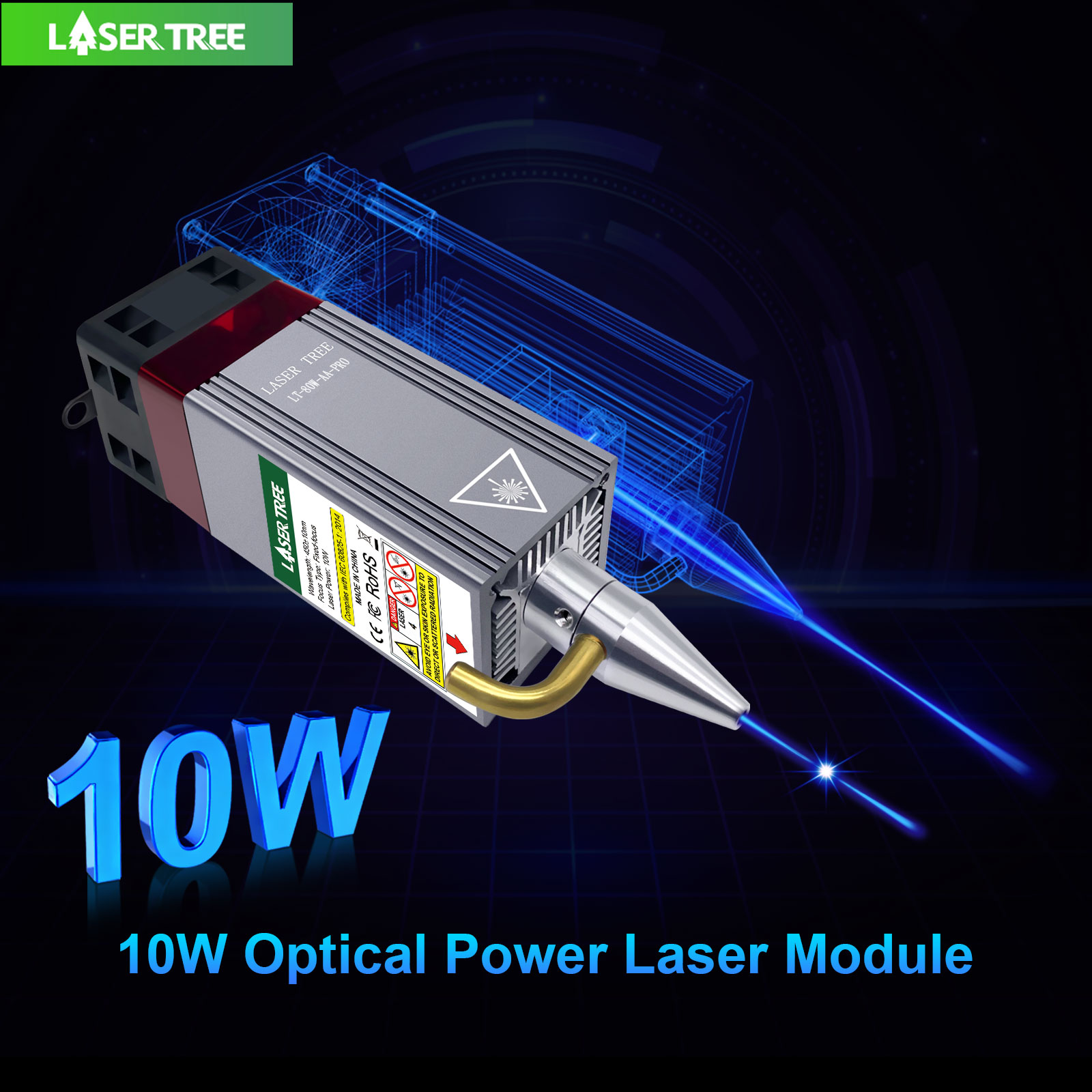 LASER TREE 5W 10W Optical Powe - Industrial Laser Engraver ulasan dan harga