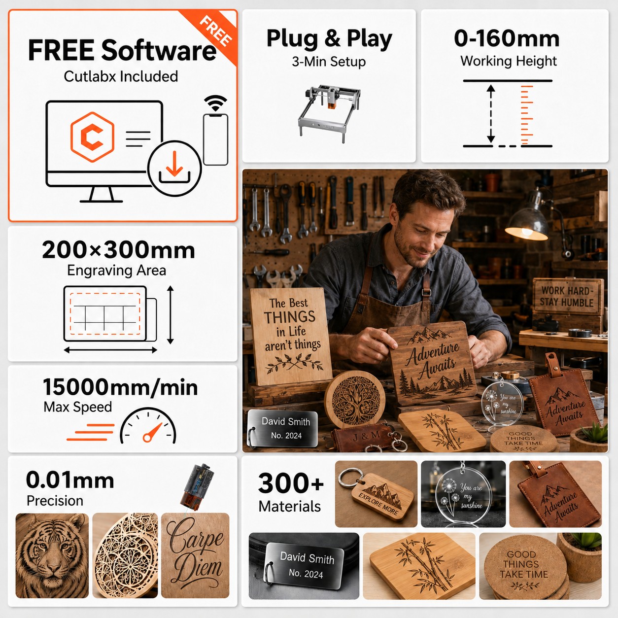 Carverall K15 Pro Laser Engrav - Industrial Laser Engraver ulasan dan harga