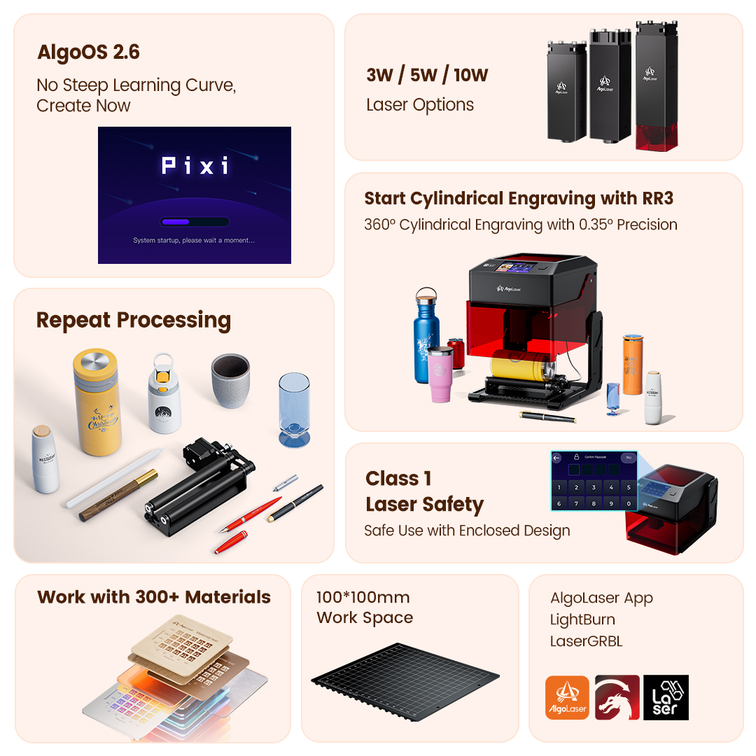 AlgoLaser PIXI Laser Engraver  - Laser Marking Machine ulasan dan harga