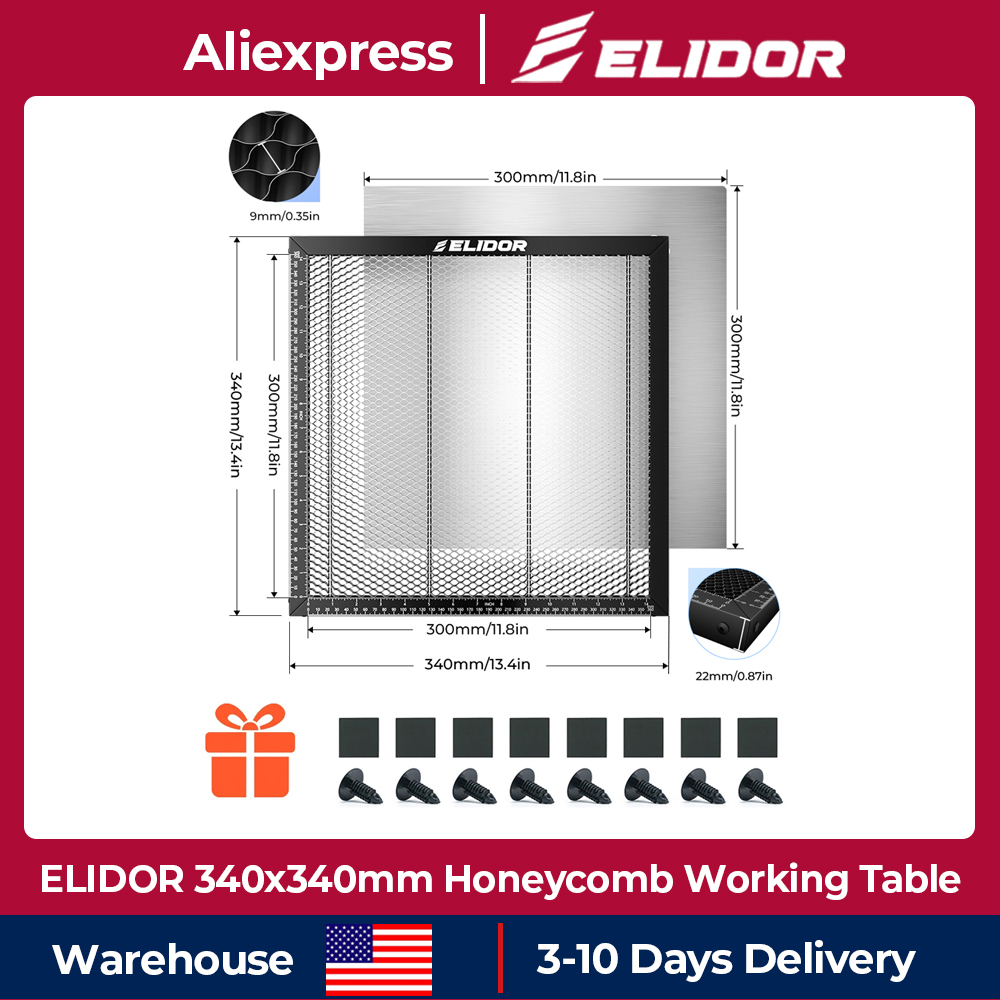 ELIDOR Honeycomb Working Table - Honeycomb Laser Bed ulasan dan harga