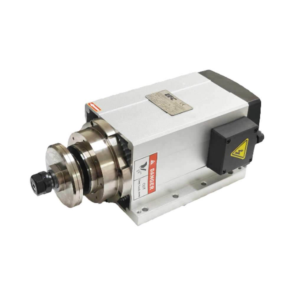 5.5KW  Square Air Cooled High  - Cnc Spindle Motor ulasan dan harga